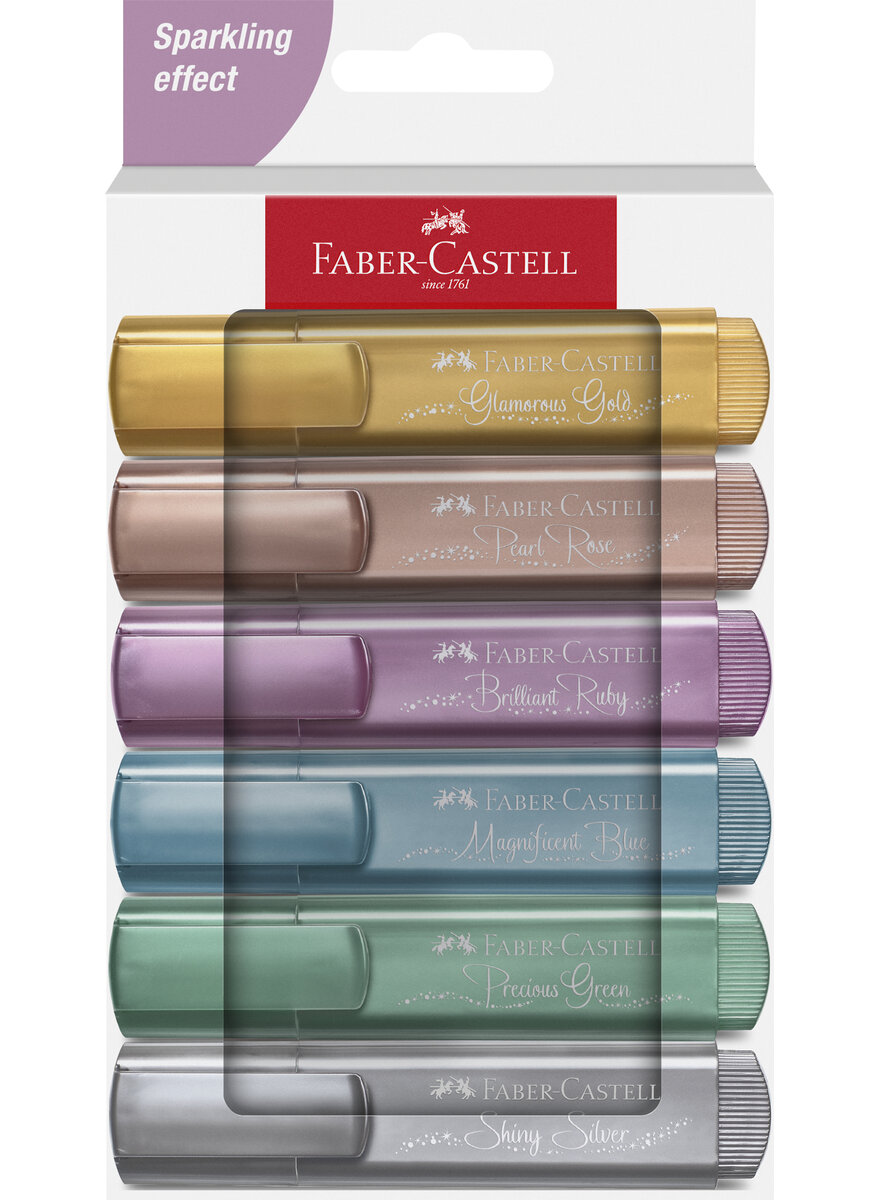 Auf diesem Bild sehen Sie das Produktbild 1 f�r TEXTMARKER METALLIC 6ER-SET