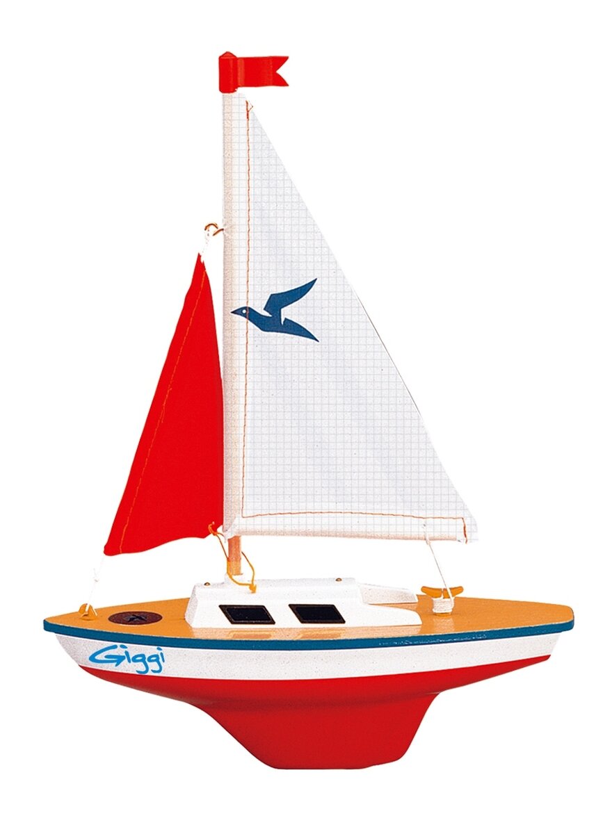 Auf diesem Bild sehen Sie das Produktbild 1 f�r SEGELJOLLE GIGGI MIT HOLZDECK