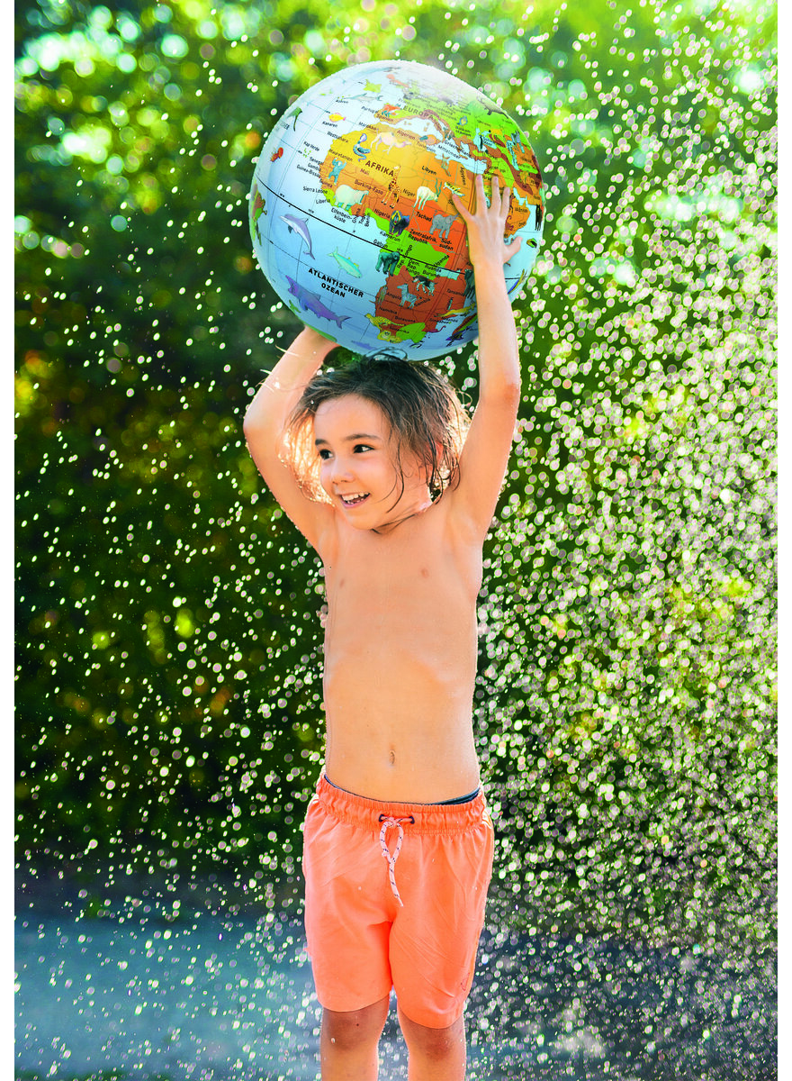Auf diesem Bild sehen Sie das Produktbild 2 f�r AUFBLASBARER TIERGLOBUS 32 CM