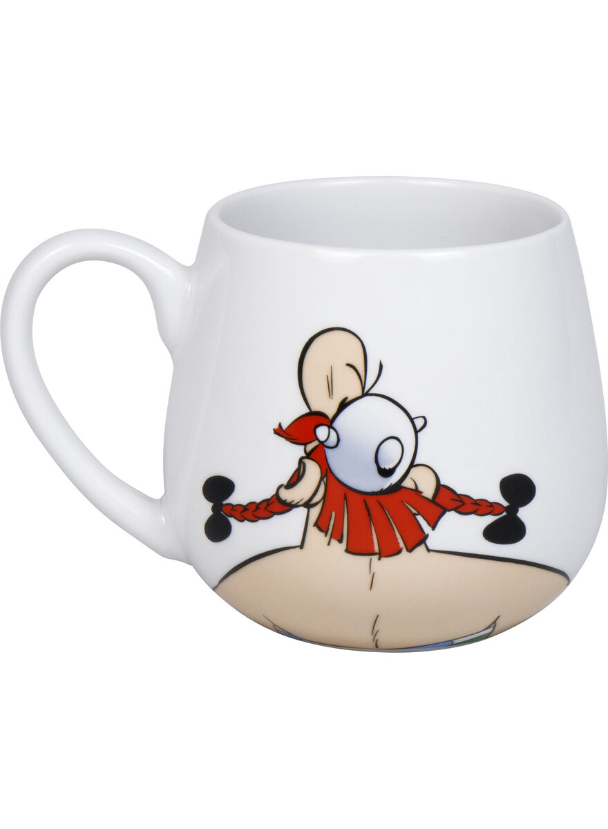 Auf diesem Bild sehen Sie das Produktbild 2 f�r PORZELLAN-BECHER OBELIX TOC! TOC! TOC!