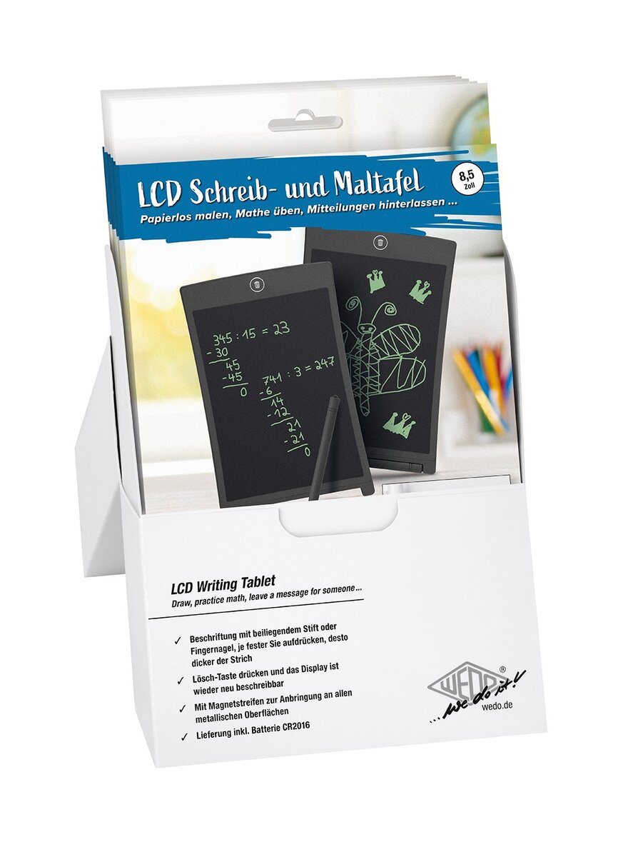 Auf diesem Bild sehen Sie das Produktbild 4 f�r LCD SCHREIBTAFEL MIT STIFT 8,5 ZOLL
