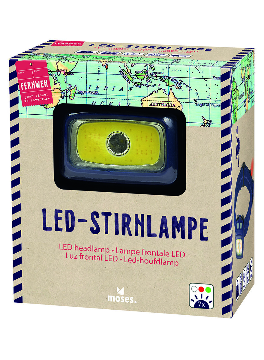 Auf diesem Bild sehen Sie das Produktbild 2 f�r LED-STIRNLAMPE MIT 7 LEUCHT- MODI - FARBE BLAU