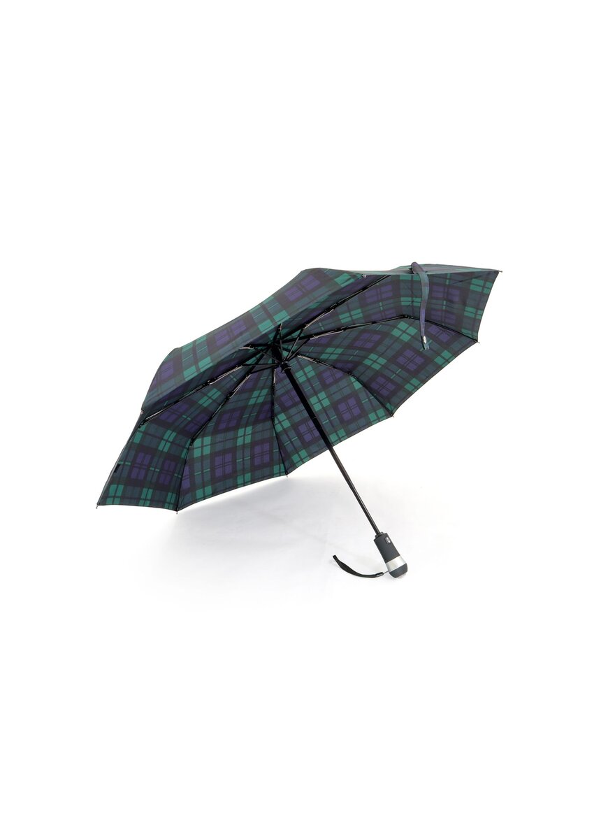 Auf diesem Bild sehen Sie das Produktbild 1 f�r AUTOMATIK-REGENSCHIRM LED-TREK MIT TASCHENLAMPE IM GRIFF