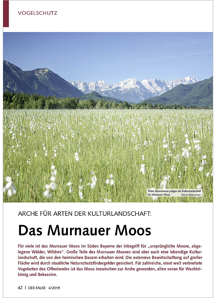 ARCHE FR ARTEN DER KULTURLAND SCHAFT: DAS MURNAUER MOOS