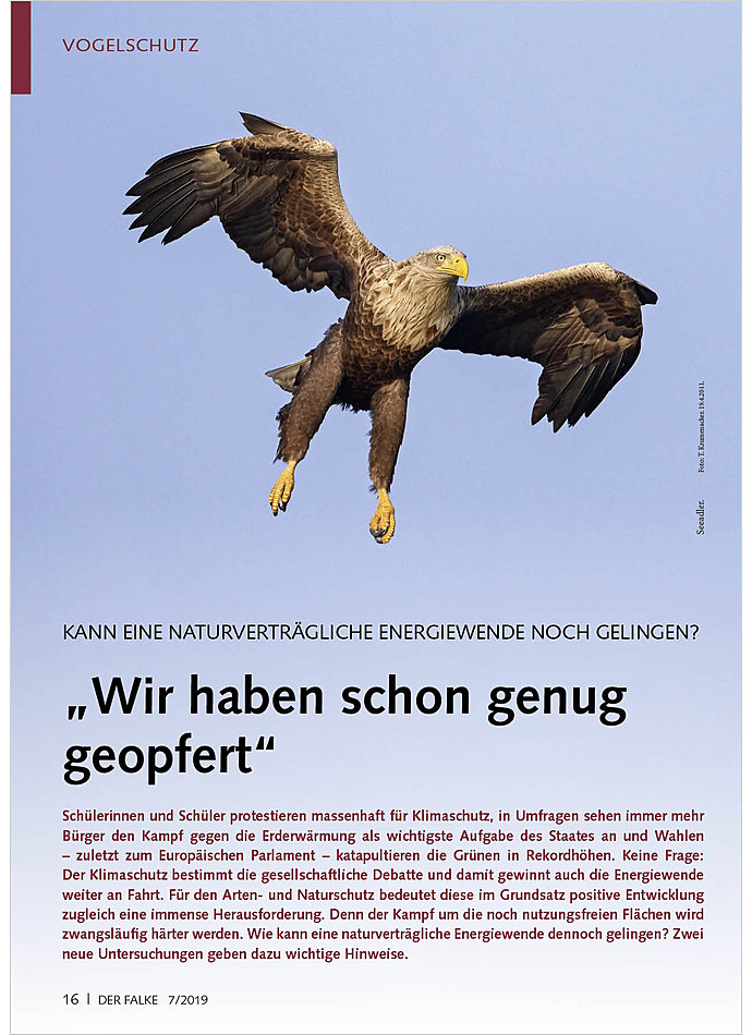 KANN EINE NATURVERTRGLICHE ENERGIEWENDE NOCH GELINGEN? WIR HABEN SCHON GENUG GEOPFERT