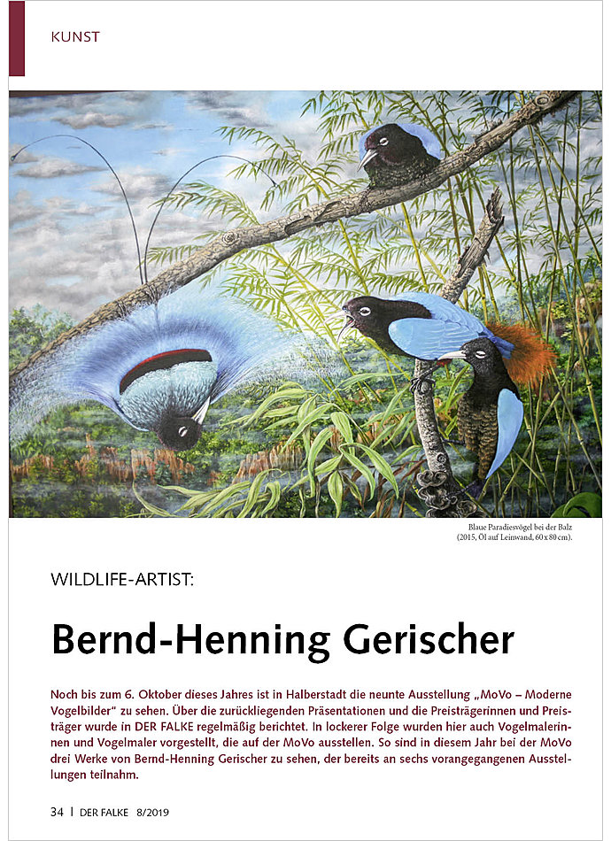 WILDLIFE-ARTIST: BERND-HENNING GERISCHER