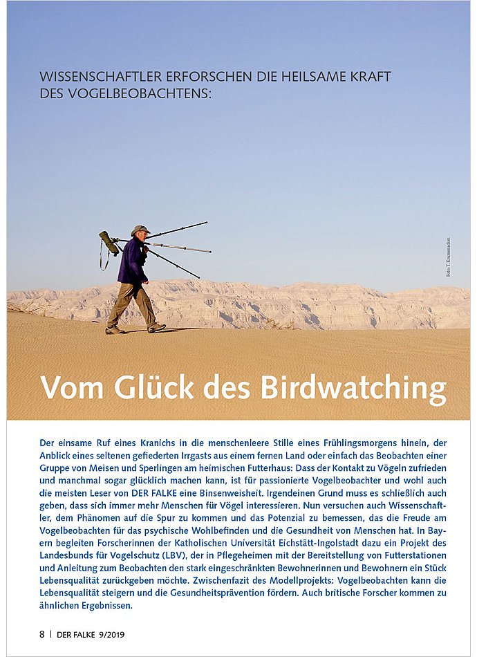 DIE HEILSAME KRAFT DES VOGEL BEOBACHTENS: VOM GLCK DES BIRDWATCHING