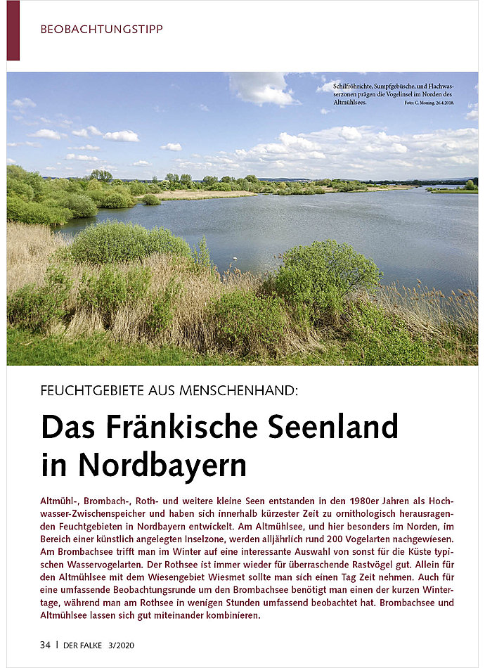 FEUCHTGEBIETE AUS MENSCHENHAND DAS FRNKISCHE SEENLAND IN NORDBAYERN