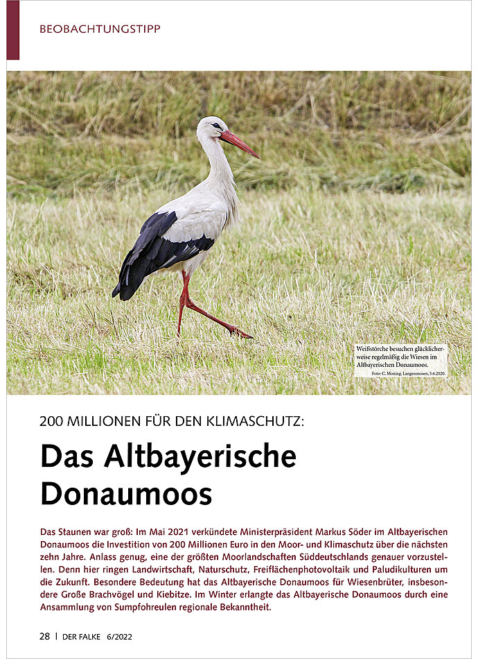 200 MILLIONEN FR DEN KLIMASCH UTZ: DAS ALTBAYERISCHE DONAU MOOS