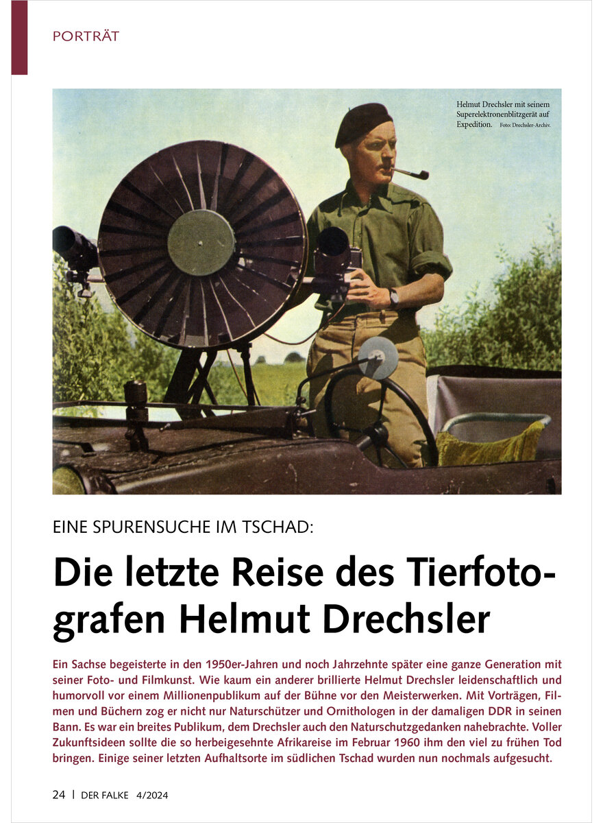 Auf diesem Bild sehen Sie das Produktbild 1 fr EINE SPURENSUCHE IM TSCHAD DIE LETZTE REISE DES TIERFOTOGRAFE N HELMUT DRECHSLER