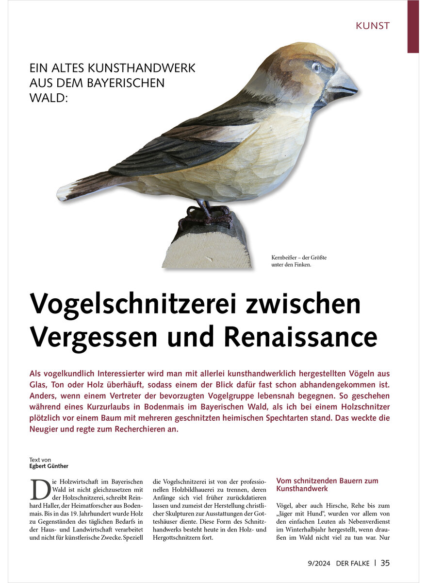 Auf diesem Bild sehen Sie das Produktbild 1 fr EIN ALTES KUNSTHANDWERK AUS DEM BAYERISCHEN WALD VOGELSCH NTZEREI ZWISCHEN VERGESSEN