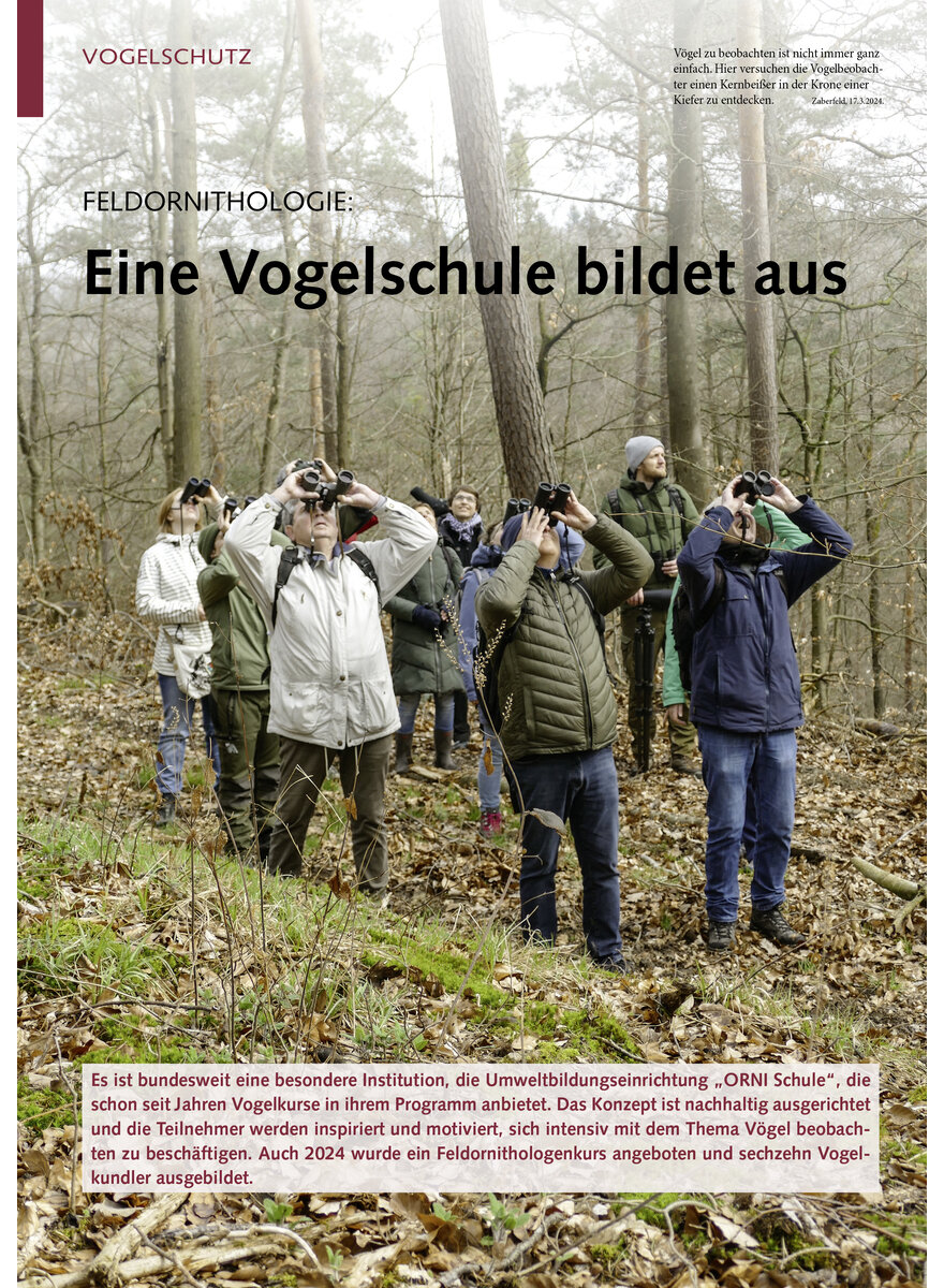 Auf diesem Bild sehen Sie das Produktbild 1 fr FELDORNITHOLOGIE EINE VOGEL SCHULE BILDET AUS