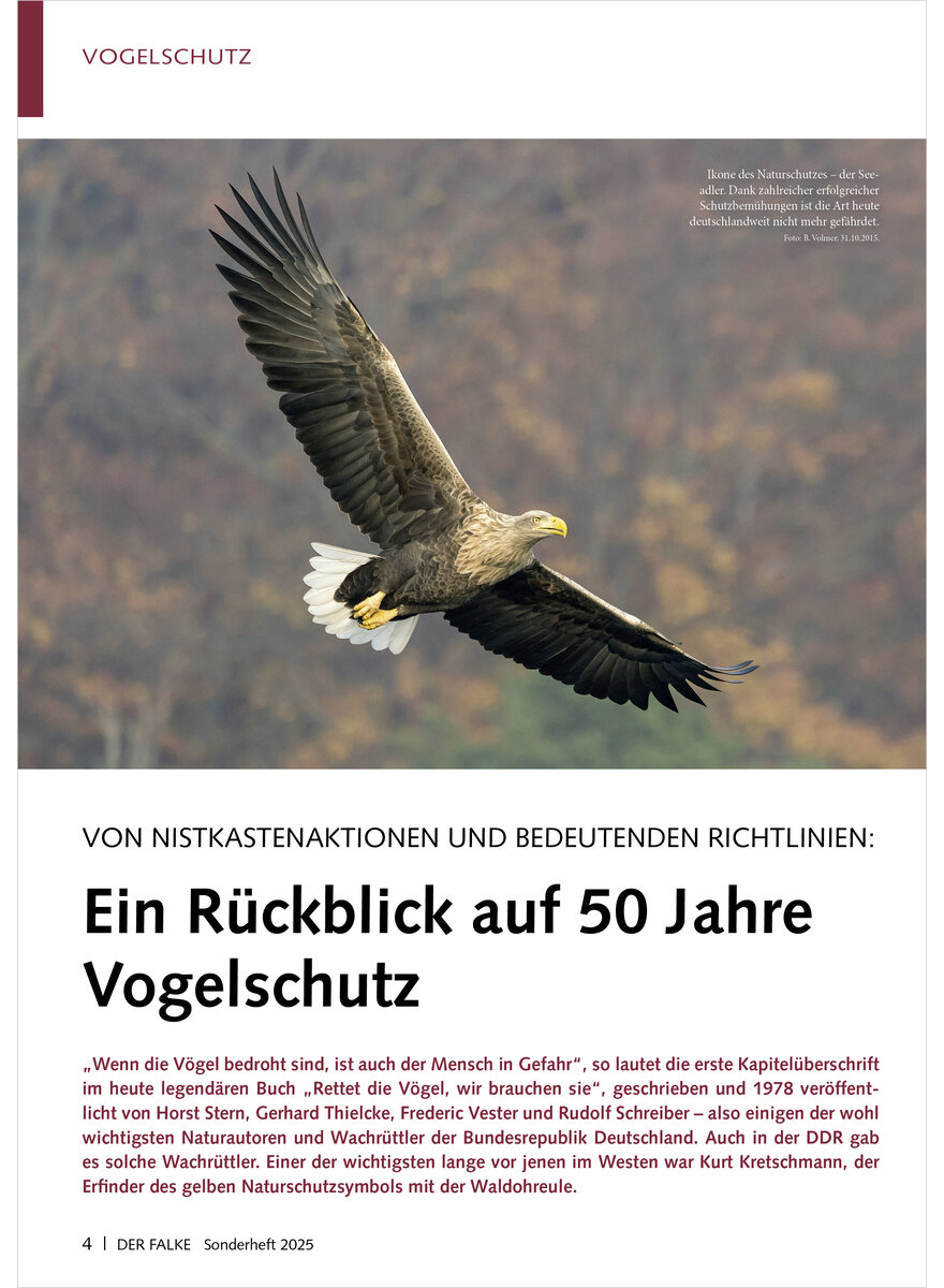 Auf diesem Bild sehen Sie das Produktbild 1 fr VON NISTKASTENAKTIONEN UND BE DEUTENDEN RICHTLINIEN EIN RCK BLICK AUF 50 JAHRE VOGELSCHUTZ