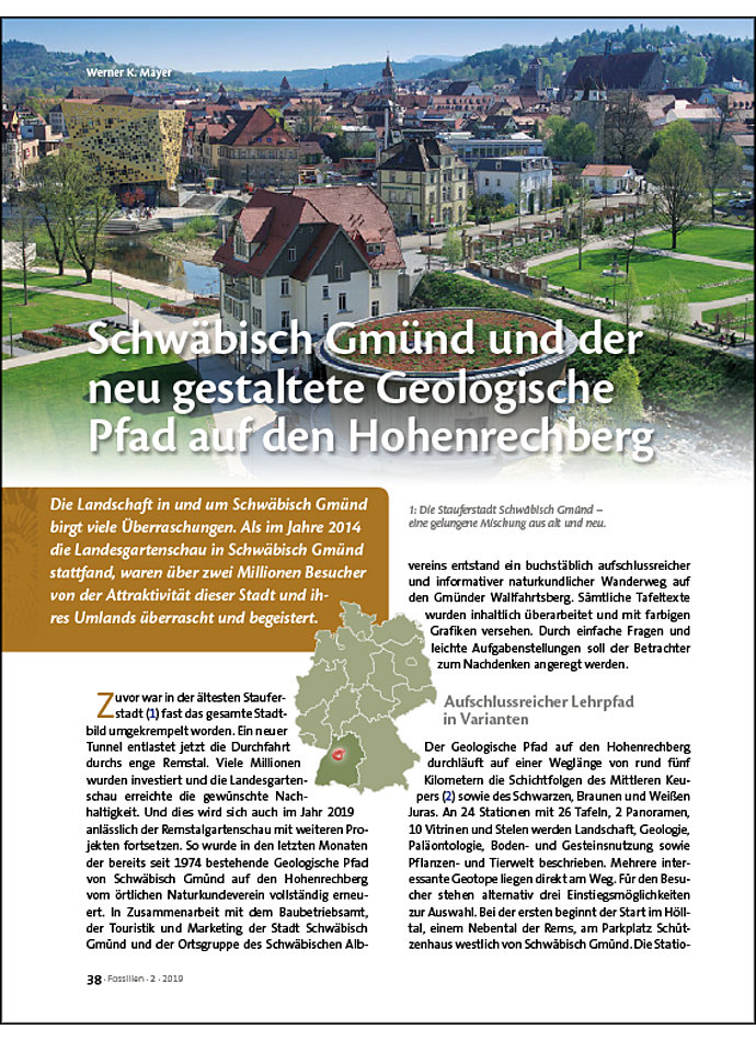 SCHWBISCH GMND UND DER NEU GESTALTETE GEOLOGISCHE PFAD AUF DEN HOHENRECHBERG