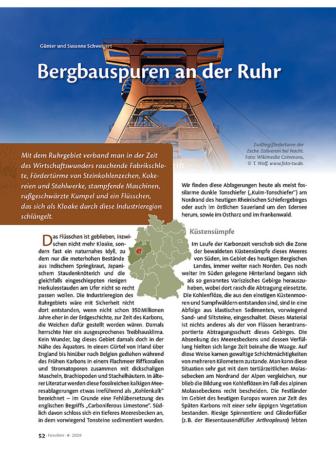 Auf diesem Bild sehen Sie das Produktbild 1 fr BERGBAUSPUREN AN DER RUHR