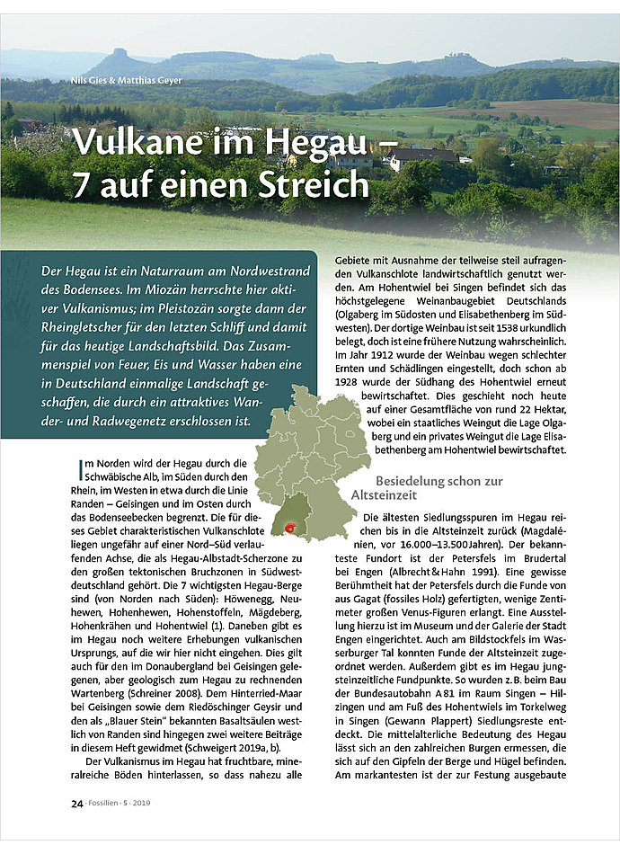 VULKANE IM HEGAU - 7 AUF EINEN STREICH