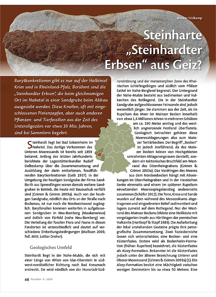 STEINHARTE STEINHARDTER ERBSEN AUS GEIZ?