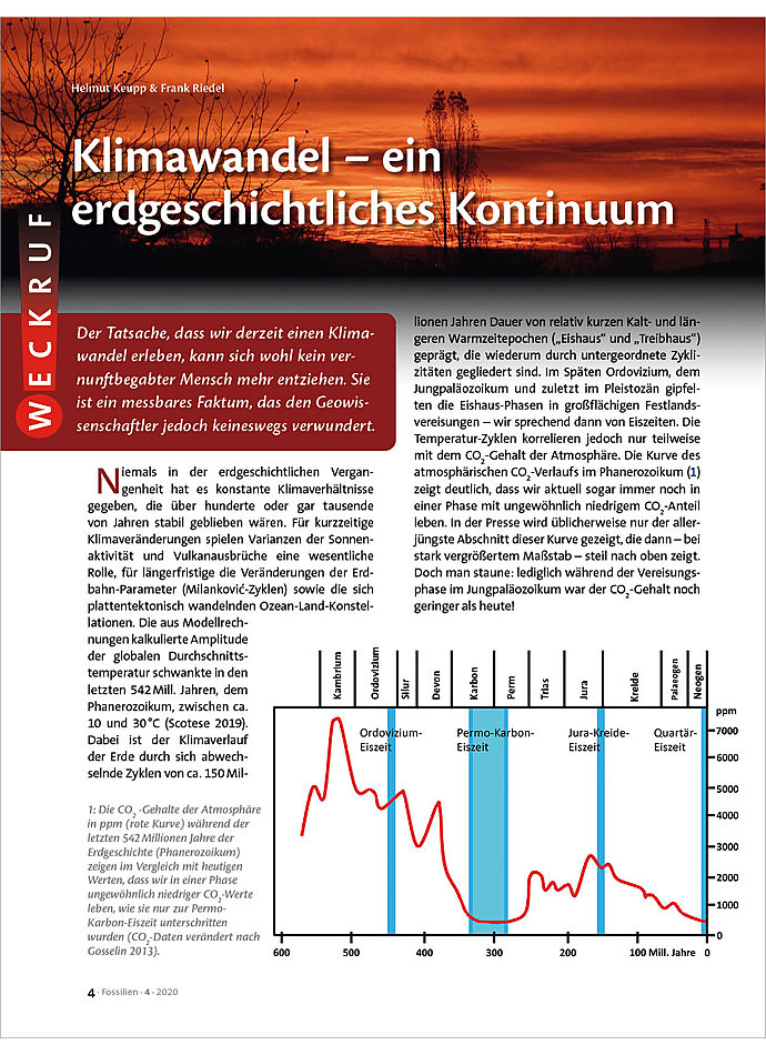 KLIMAWANDEL - EIN ERDGESCHICHTLICHES KONTINUUM