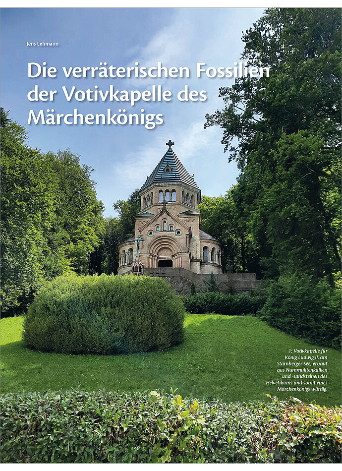 DIE VERRTERISCHEN FOSSILIEN DER VOTIVKAPELLE DES MRCHENKNIGS