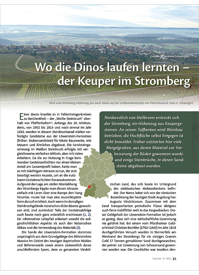 WO DIE DINOS LAUFEN LERNTEN - DER KEUPER IM STROMBERG