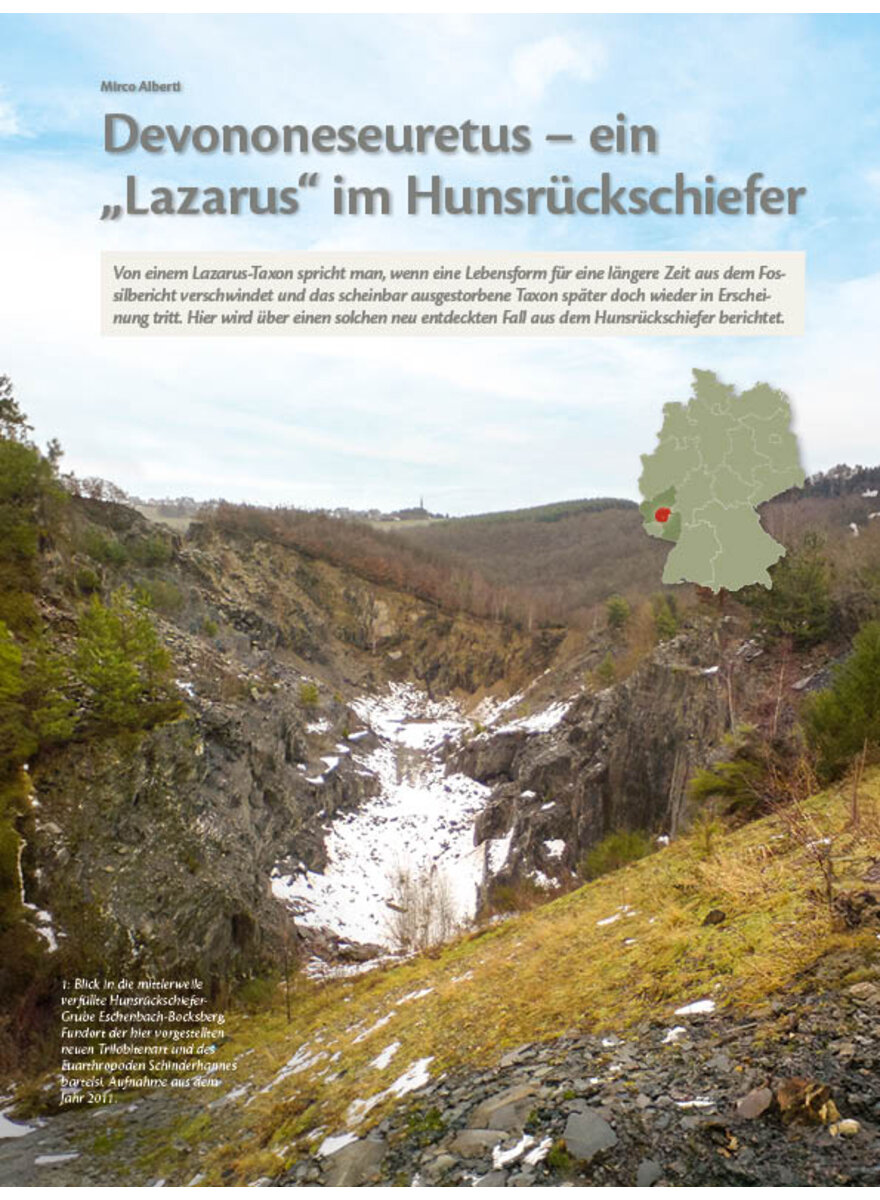Auf diesem Bild sehen Sie das Produktbild 1 fr DEVONONESEURETUS - EIN LAZARUS IM HUNSRCKSCHIEFER