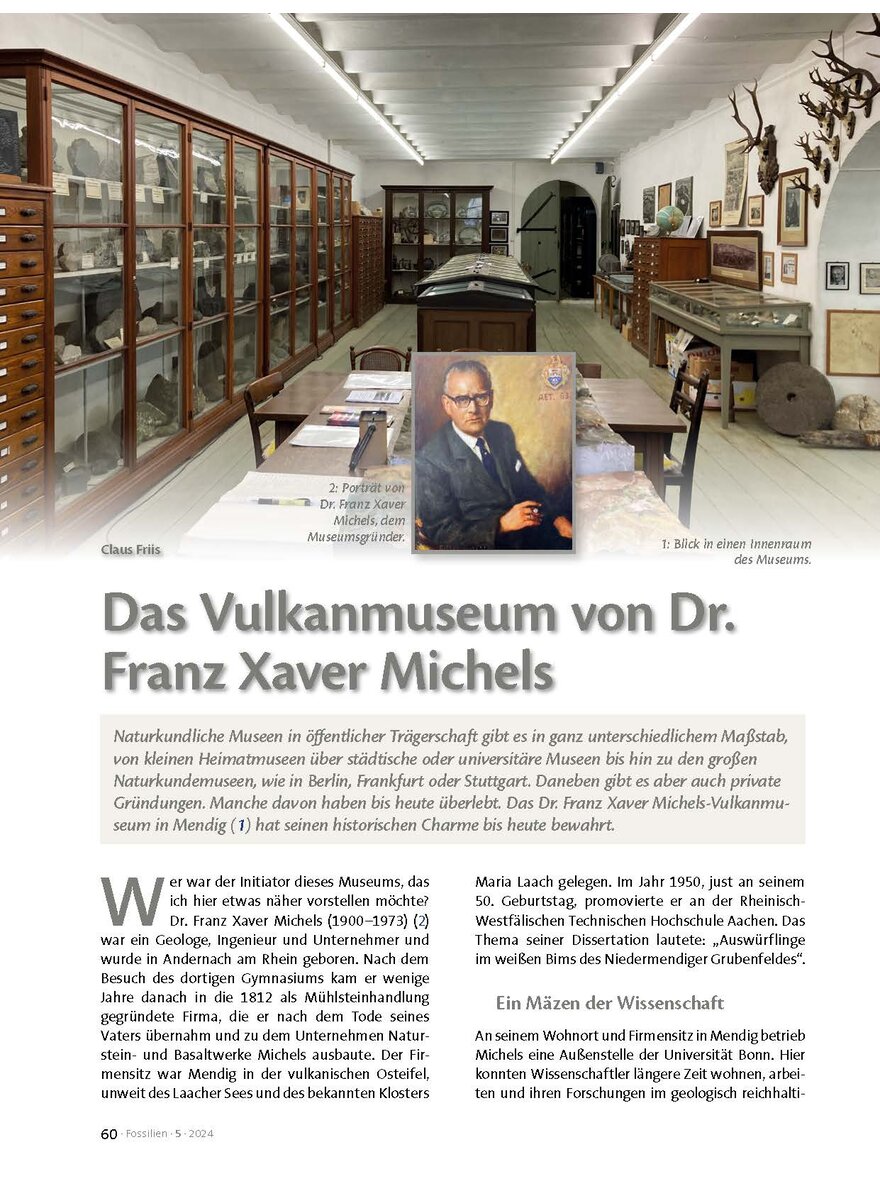 Auf diesem Bild sehen Sie das Produktbild 1 fr DAS VULKANMUSEUM VON DR. FRANZ XAVER MICHELS
