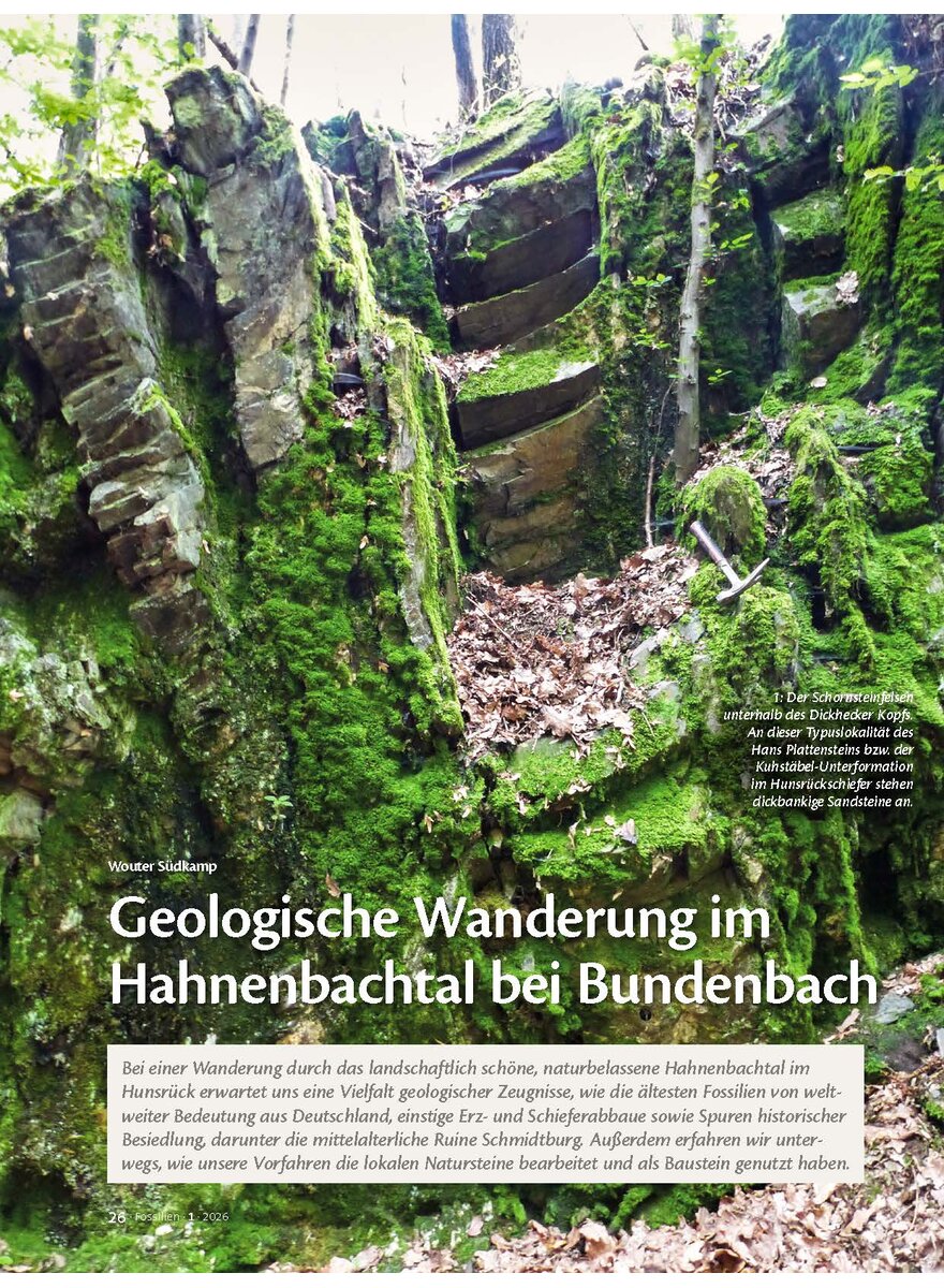 Auf diesem Bild sehen Sie das Produktbild 1 f�r GEOLOGISCHE WANDERUNG IM HAHNENBACHTAL BEI BUNDENBACH