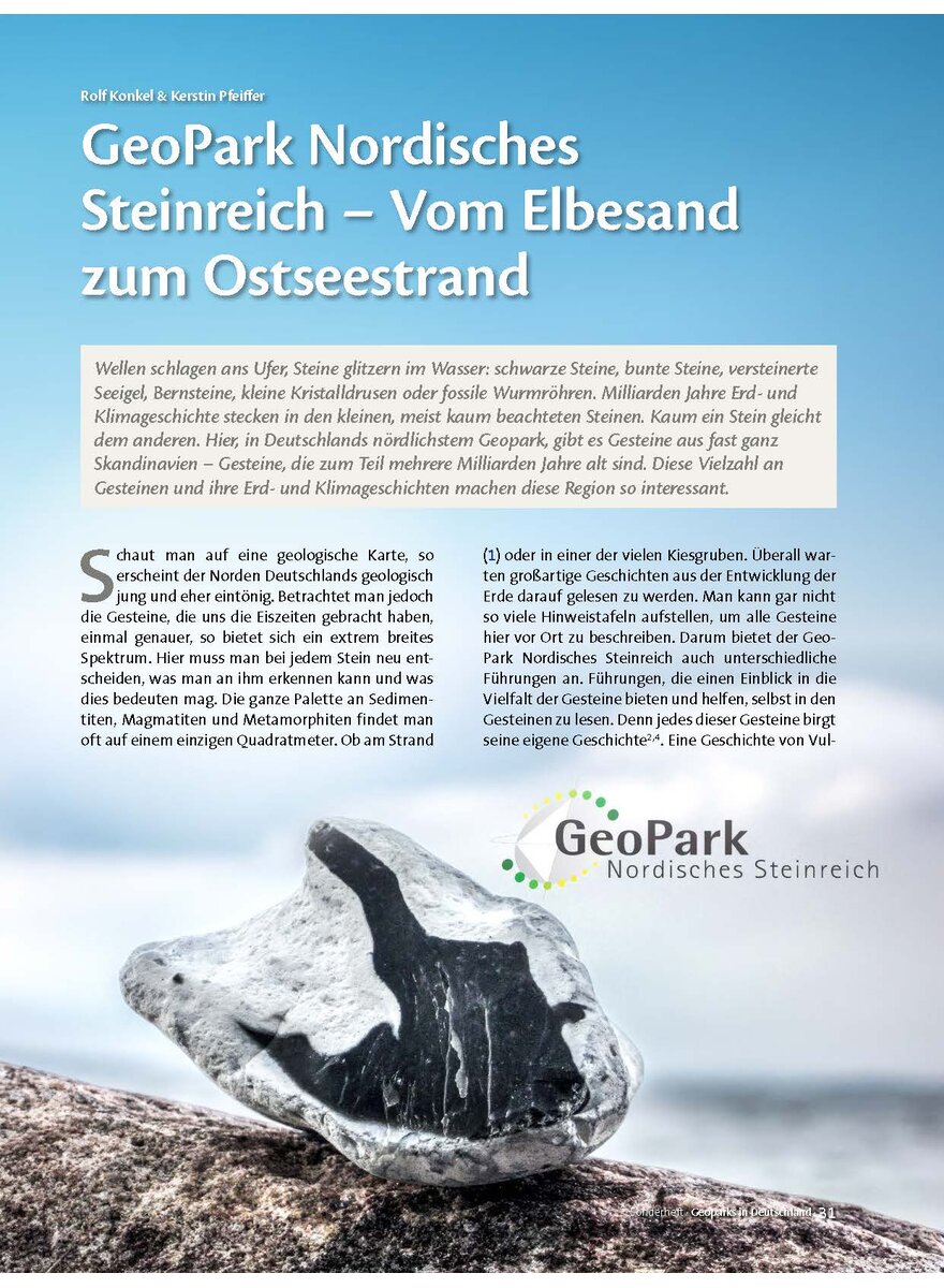 Auf diesem Bild sehen Sie das Produktbild 1 f�r GEOPARK NORDISCHES STEINREICH- VOM ELBSAND ZUM OSTSEESTRAND