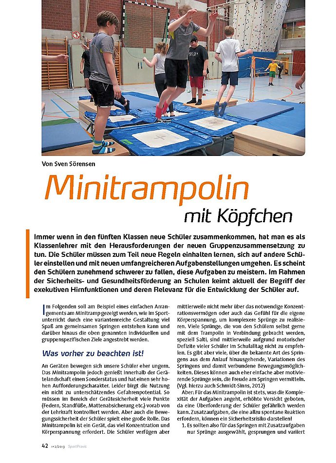 MINITRAMPOLIN MIT KPFCHEN