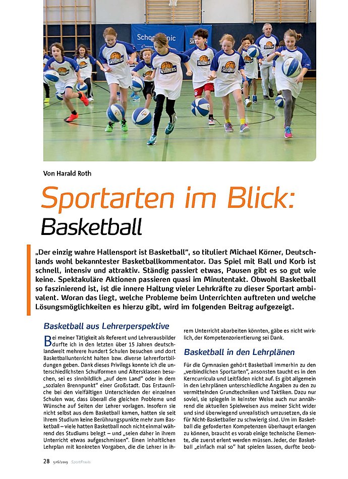 SPORTARTEN IM BLICK: BASKETBALL