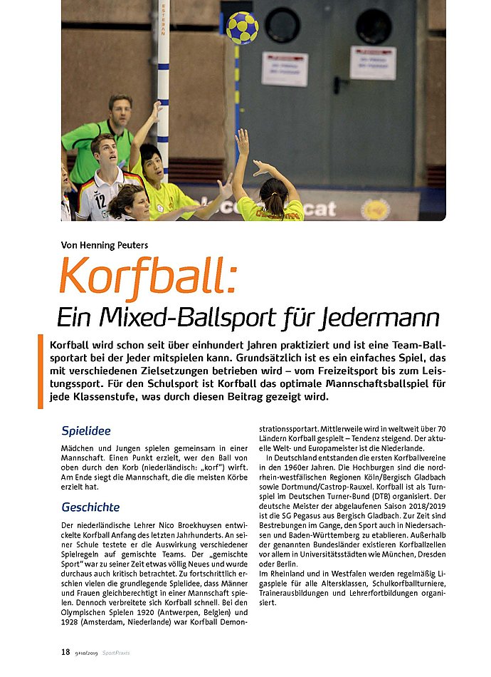 KORFBALL: EIN MIXED-BALLSPORT FR JEDERMANN