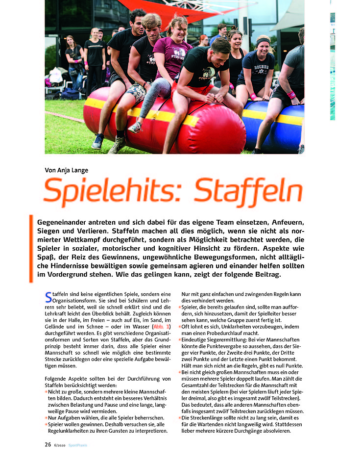 SPIELEHITS STAFFELN