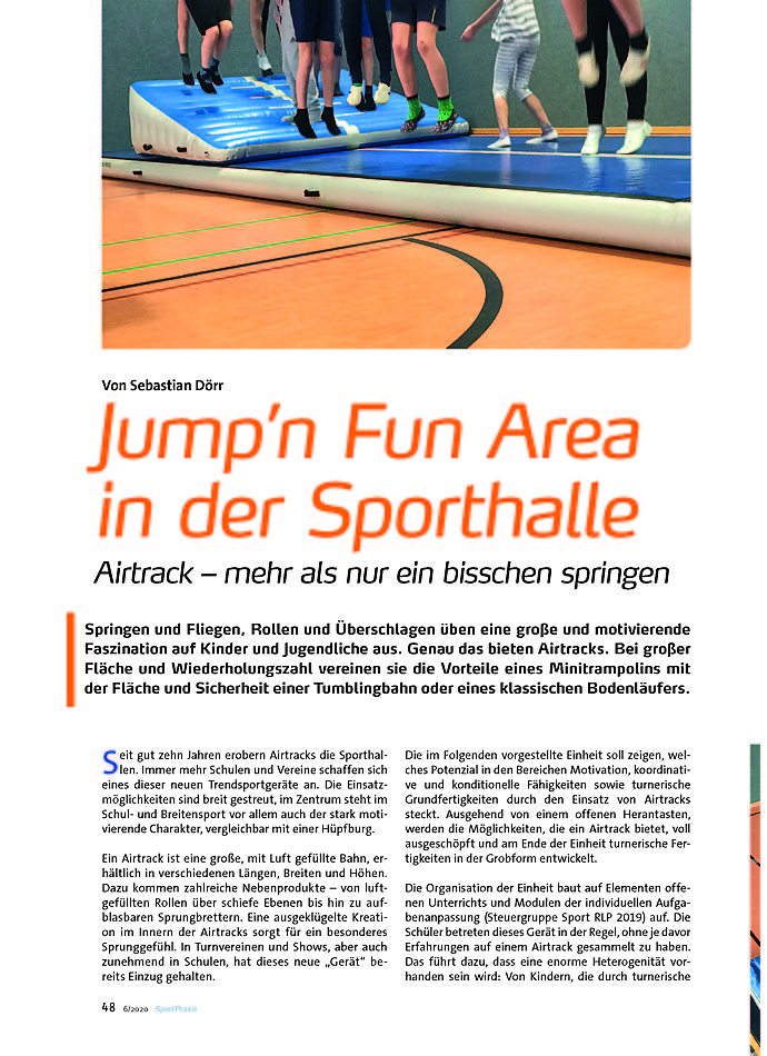 JUMPN FUN AREA IN DER SPORTHALLE AITRACK-MEHR ALS NUR SPRINGEN