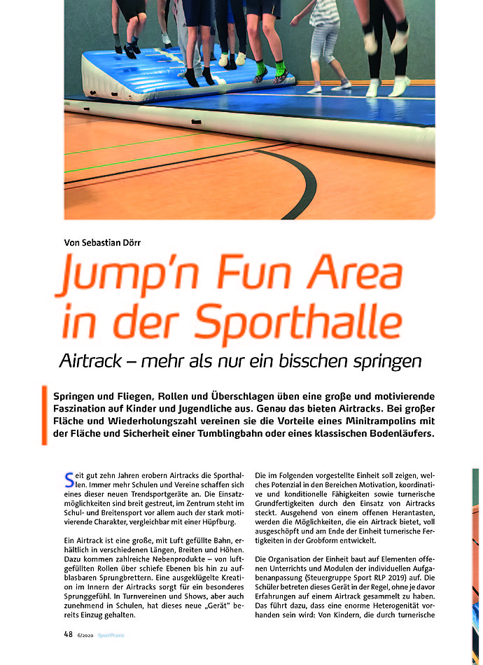 JUMPN FUN AREA IN DER SPORTHALLE AITRACK-MEHR ALS NUR SPRINGEN