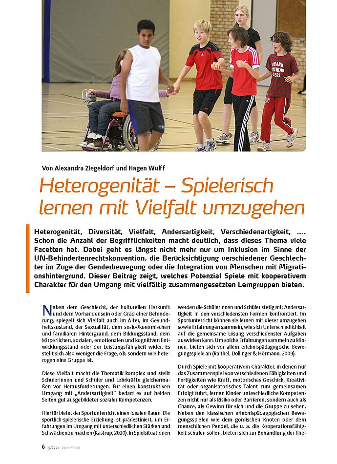 HETEROGENITT - SPIELERISCH LERNEN MIT VIELFALT UMZUGEHEN