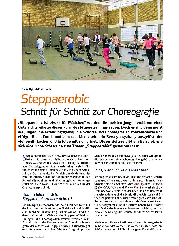 STEPPAEROBIC SCHRITT FR SCHRITT ZUR CHOREOGRAFIE