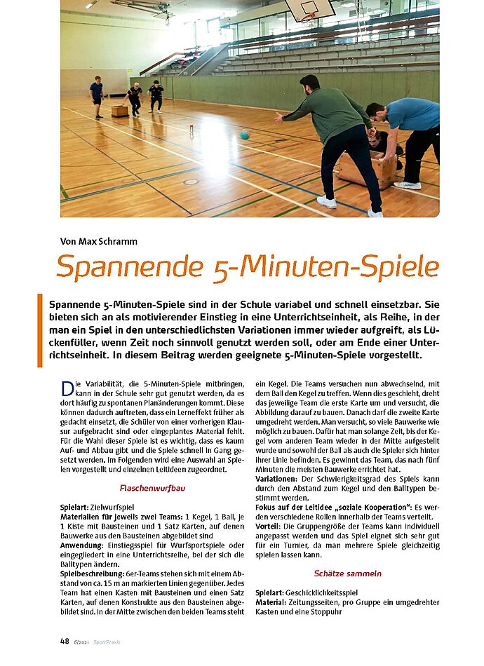 SPANNENDE 5-MINUTEN-SPIELE