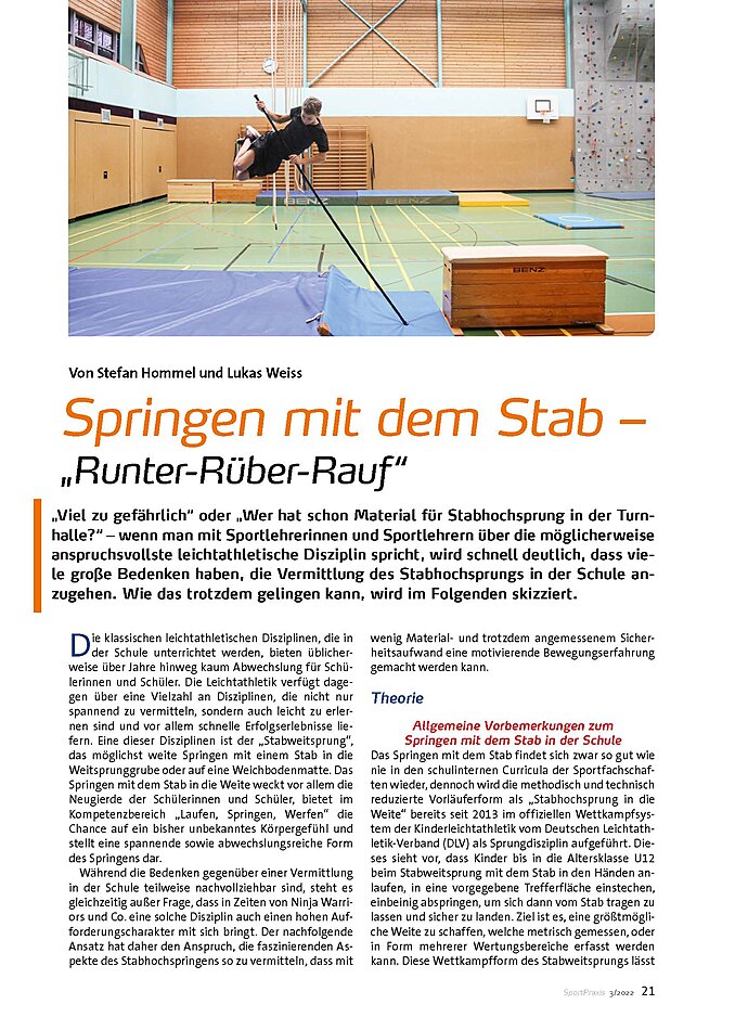 SPRINGEN MIT DEM STAB RUNTER-RBER-RAUF