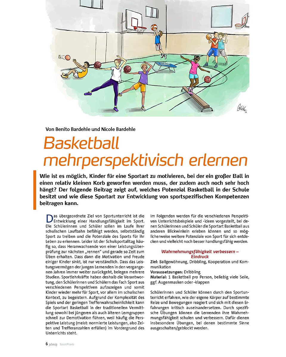 BASKETBALL MEHRPERSPEKTIVISCH ERLERNEN