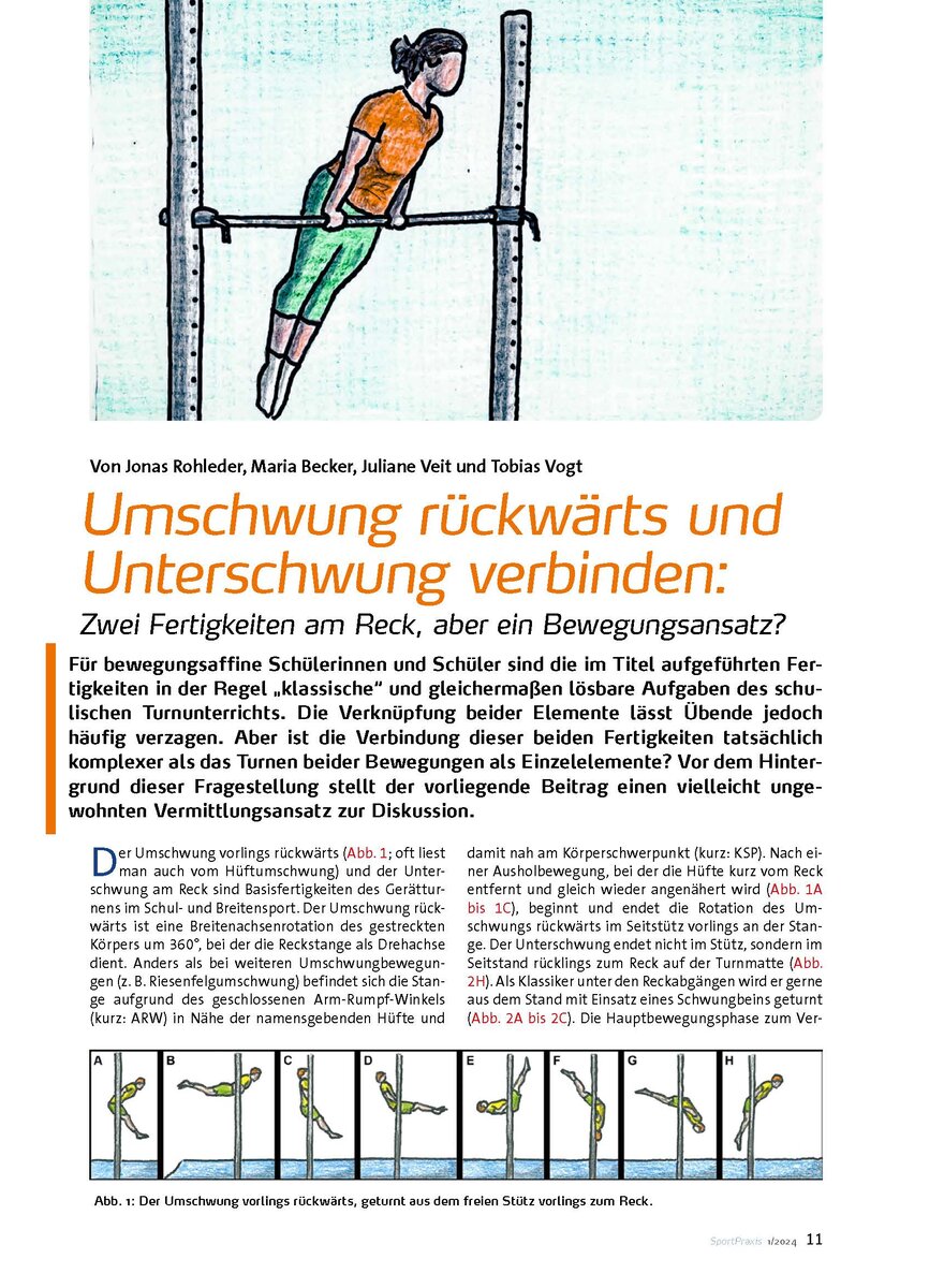 UMSCHWUNG RCKWRTS UND UNTERSCHWUNG VERBINDEN