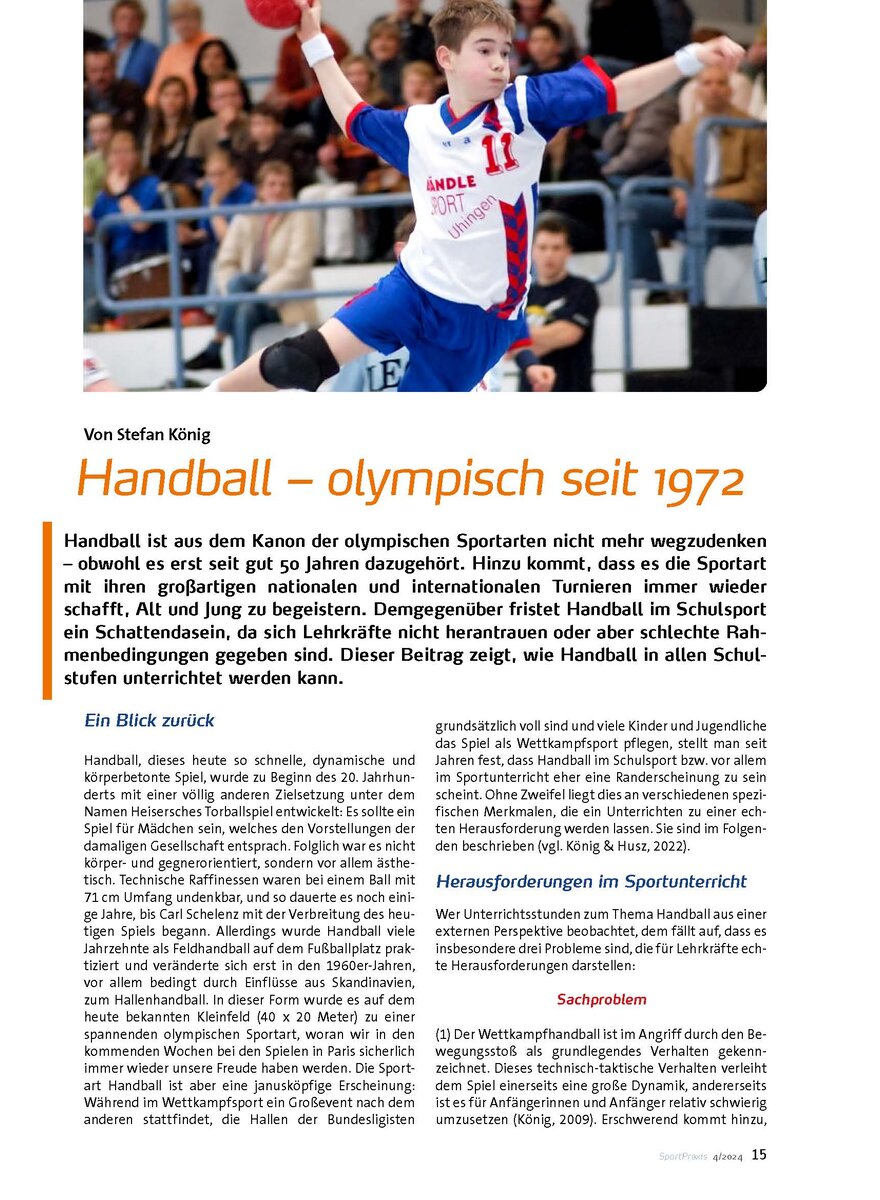 Auf diesem Bild sehen Sie das Produktbild 1 fr HANDBALL - OLYMPISCH SEIT 1972
