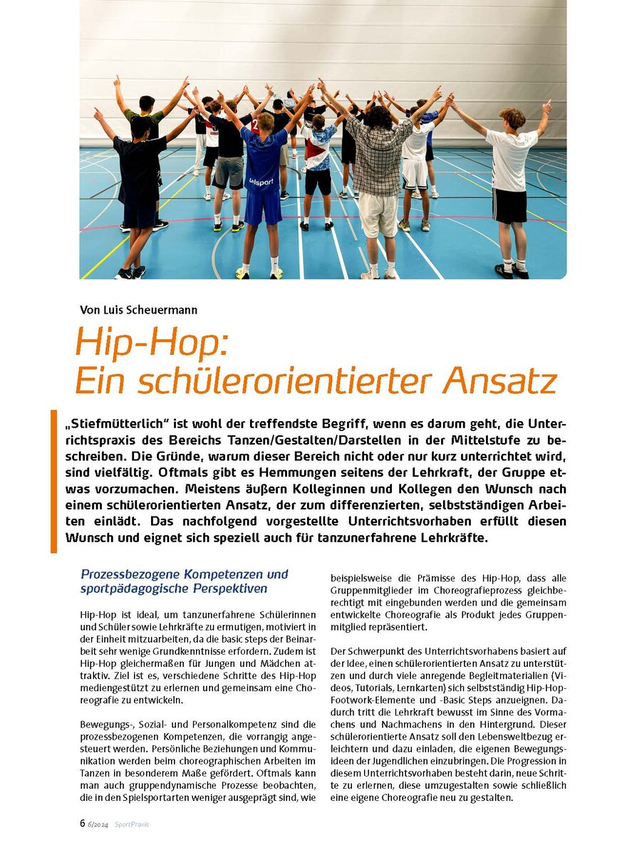 Auf diesem Bild sehen Sie das Produktbild 1 fr HIP-HOP: EIN SCHLER-  EIN SCHLERORIENTIERTER ANSATZ