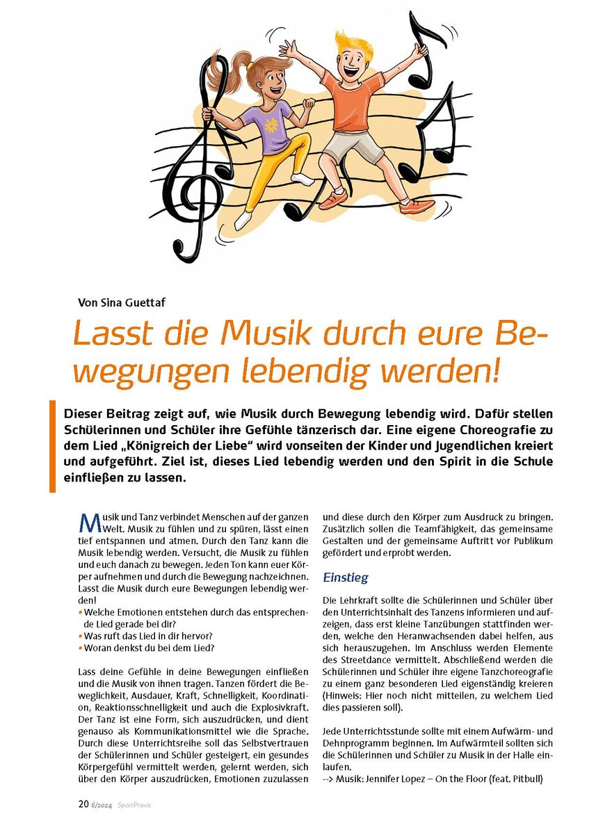 Auf diesem Bild sehen Sie das Produktbild 1 fr LASST DIE  MUSIK DURCH EURE BEWEGUNGEN LEBENDIG WERDEN!