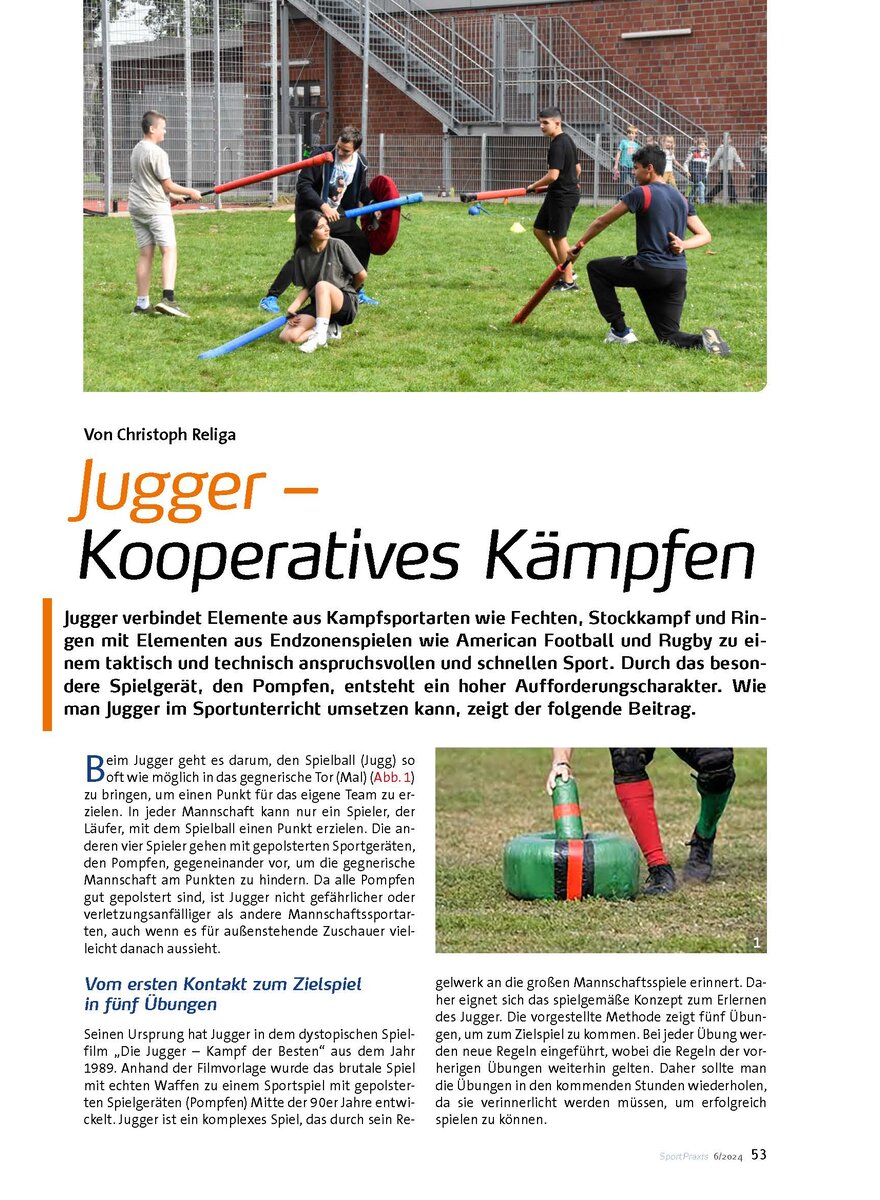 Auf diesem Bild sehen Sie das Produktbild 1 fr JUGGER - KOOPERATIVES KMPFEN