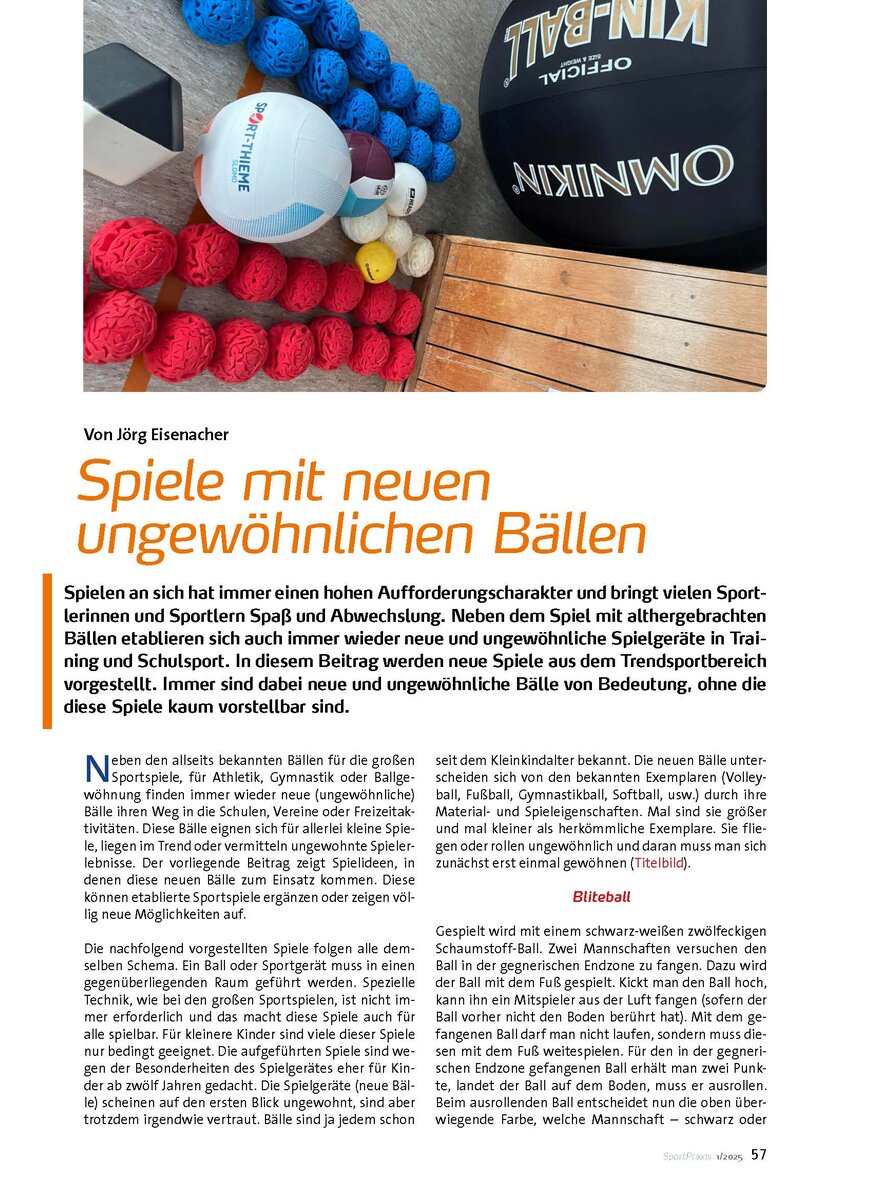 SPIELE MIT NEUEN UNGEWHNLICHEN BLLEN