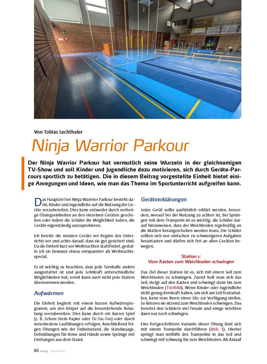 Auf diesem Bild sehen Sie das Produktbild 1 fr NINJA WARRIOR PARKOUR