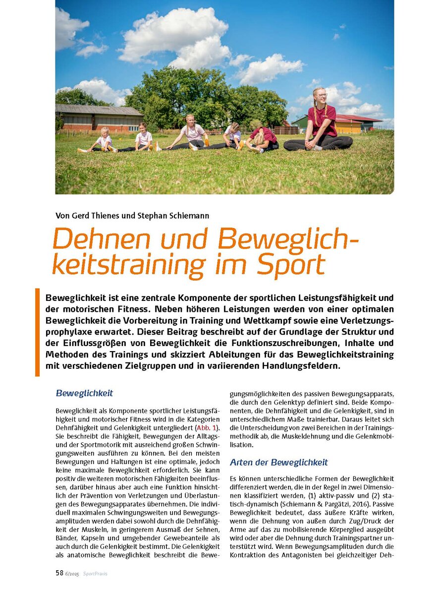 Auf diesem Bild sehen Sie das Produktbild 1 fr DEHNEN UND BEWEGLICHKEITS- TRAINING IM SPORT