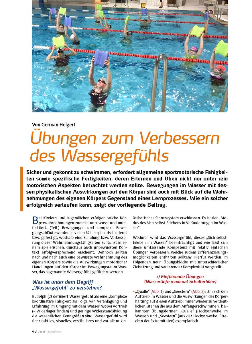 Auf diesem Bild sehen Sie das Produktbild 1 f�r �BUNGEN ZUM VERBESSERN DES WASSERGEF�HLS