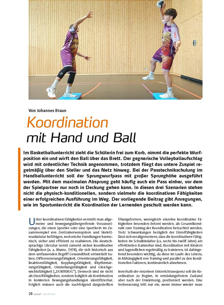 Auf diesem Bild sehen Sie das Produktbild 1 f�r KOORDINATION MIT HAND UND BALL