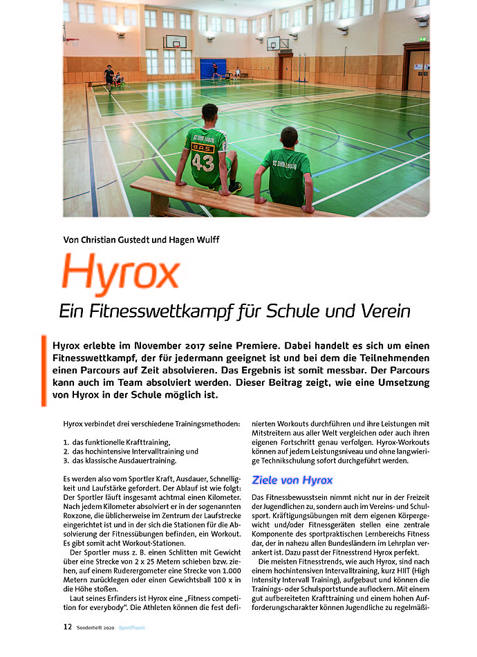 HYROX EIN FITNESSWETTKAMPF FR SCHULE UND VEREIN